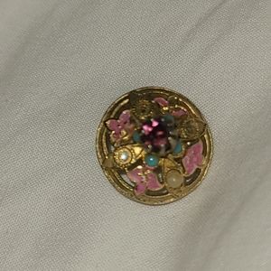Two tiny antique brooches